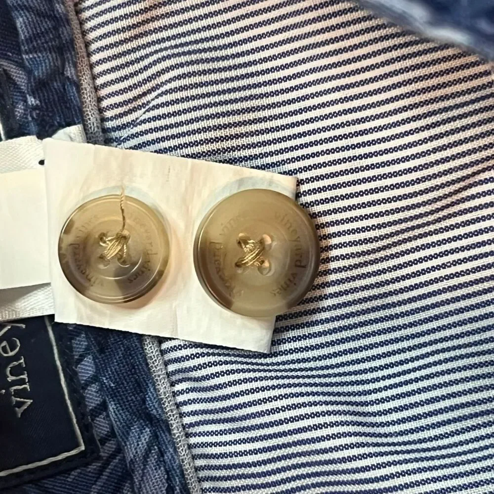 Vineyard Vines Breaker Shorts Mens 30x7 Palm Tree Leaves Breaker Board Chinos - Picture 11 of 11